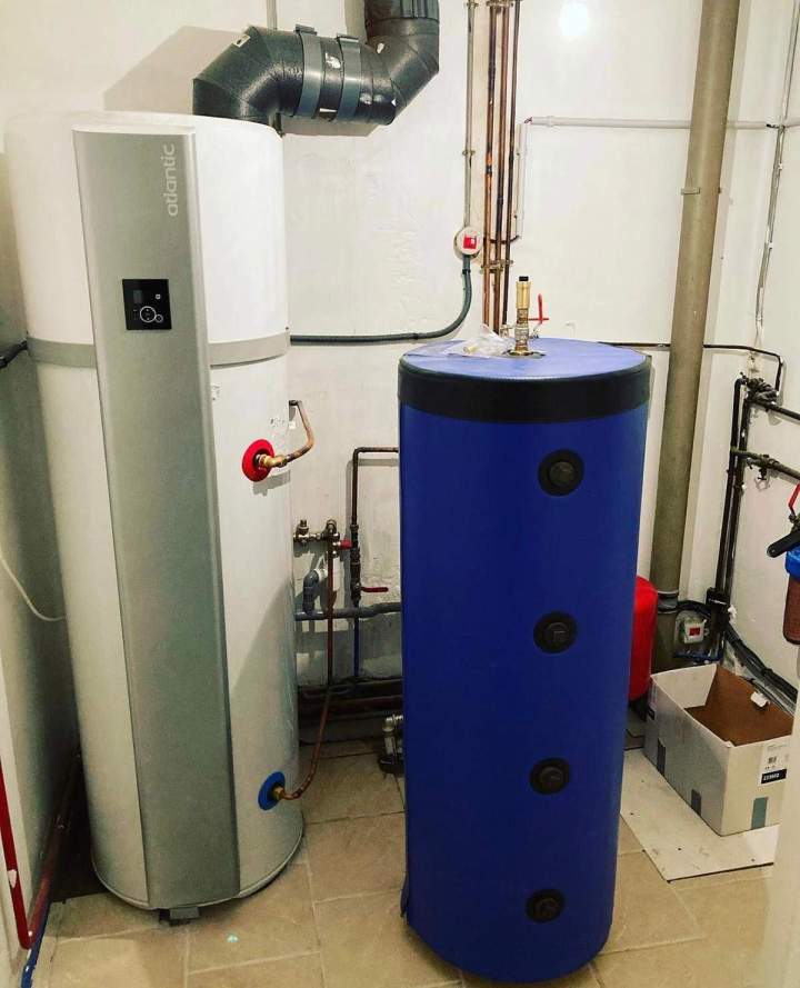 Système de chauffage et de production d'eau chaude  Atlantic Lardy